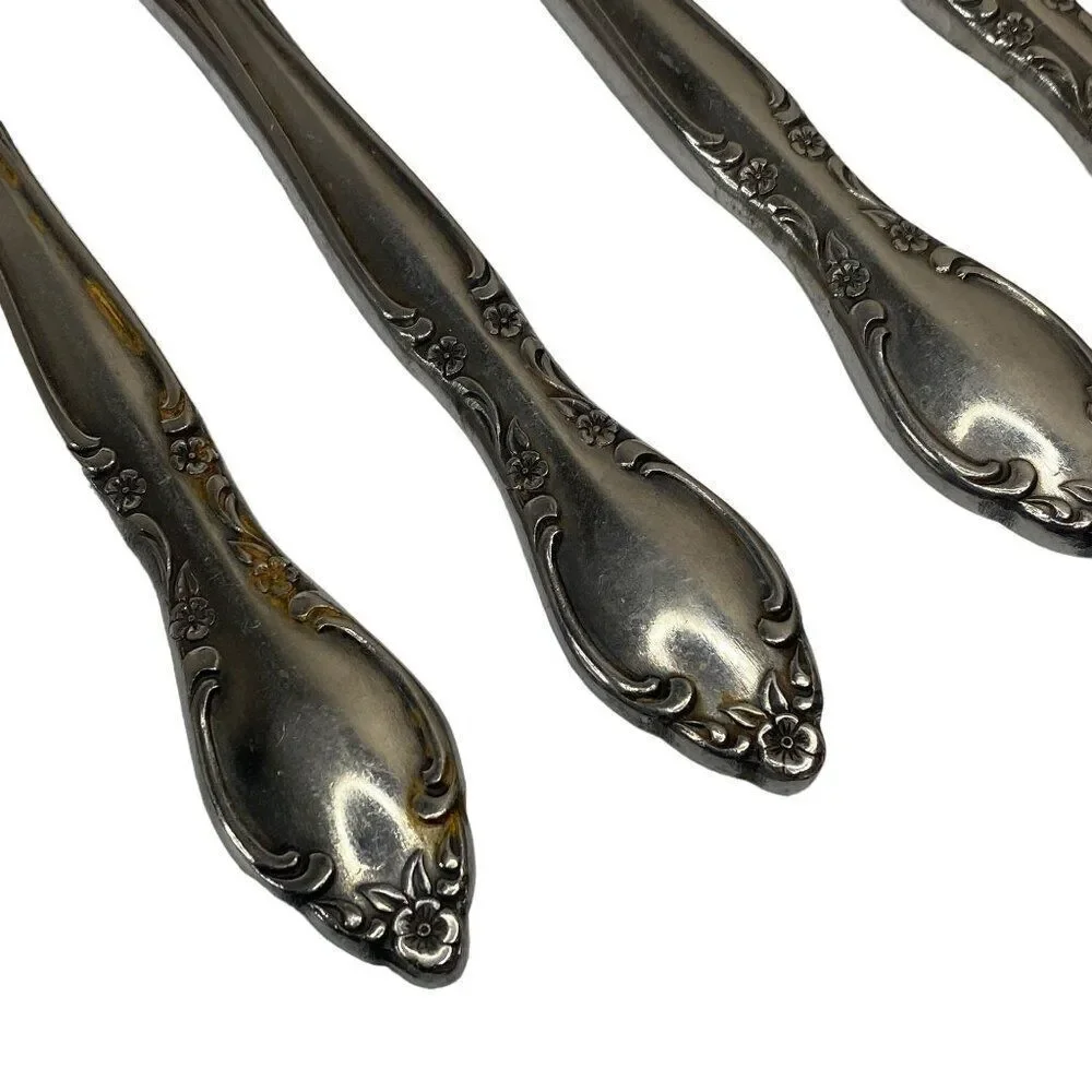 Vintage Imperial NORMANDY Stainless Flatware Knives 5 Pieces
